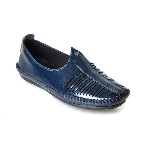 Kolapuri Centre Ethnic Men's Blue jutti Shoe