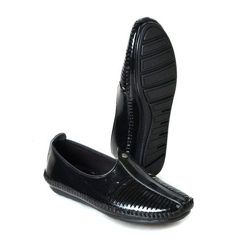 Kolapuri Centre Ethnic Men's Black jutti Shoe