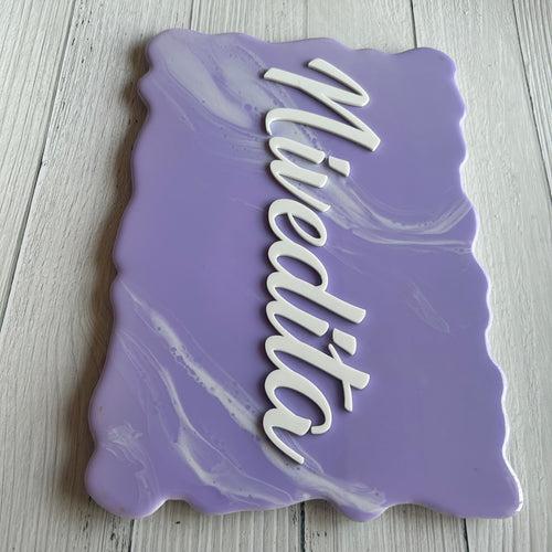 Pastel Power Nameplate