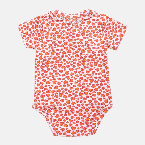 Tiny Hearts Side-snap Bamboo Bodysuit