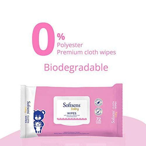 Skin Care Wet Wipes (Pack of 72)