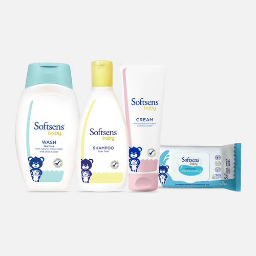 Baby Bath & Skin Essentials Combo