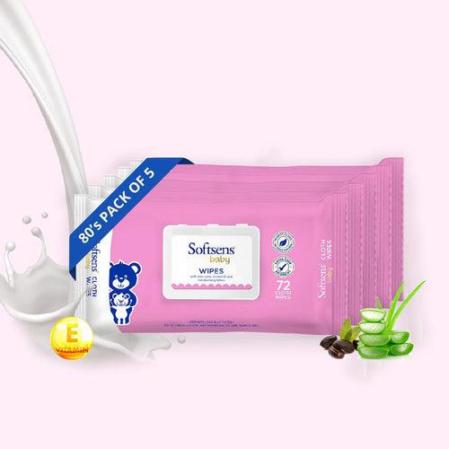 Skin Care Wet Wipes (Pack of 72)