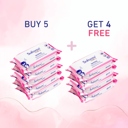 Skin Care Wet Wipes (20 Pcs) Pack of 9