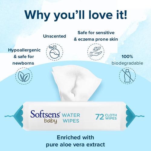 99.9% Pure Water Wipes Buy 6 Get 6 Free (864 Wipes)