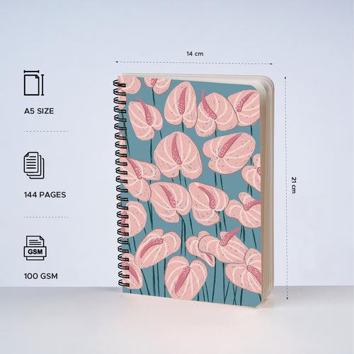 Anthurium: Spiral Notebook (A5 / Plain)