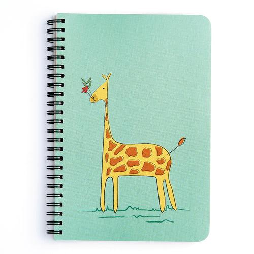 Giraffe: Spiral Notebook (A5 / Plain)