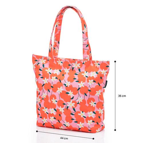 Orange Bloom- Tote Bag