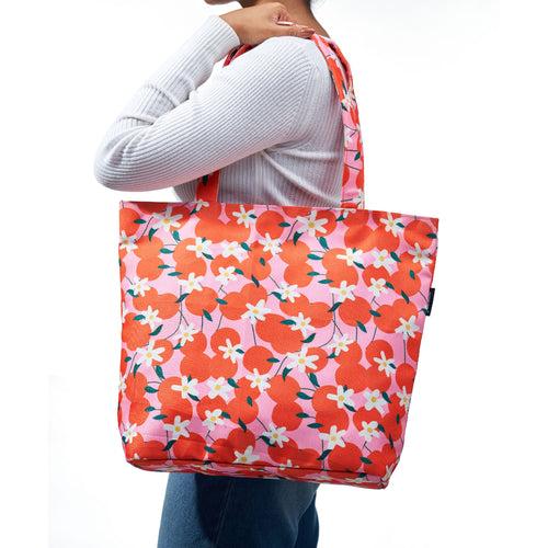 Orange Bloom- Tote Bag