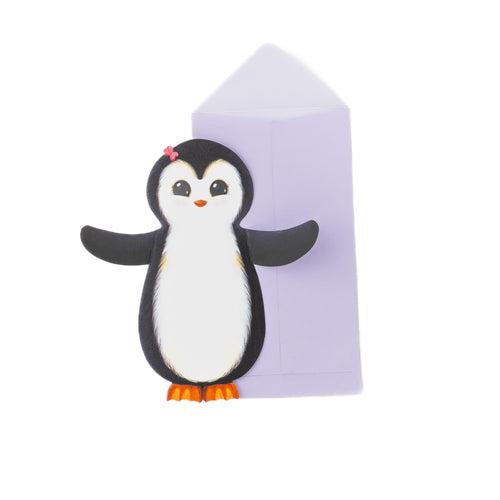 Penguin Hug Card