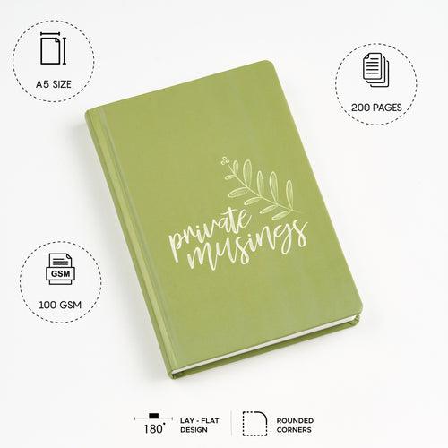 Private Musings - Designer Hard Cover Notebooks