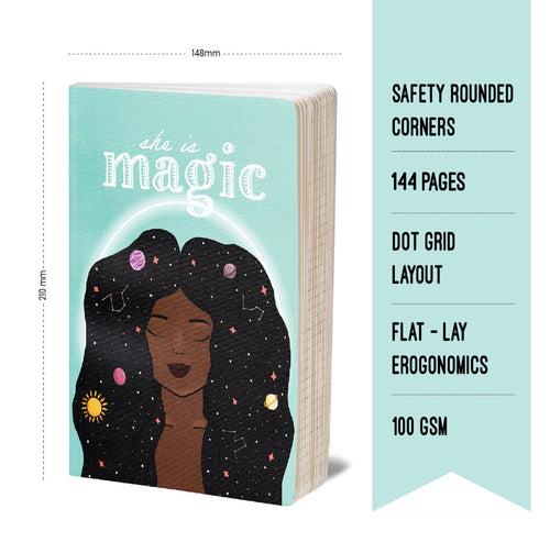 She is Magic: All-Purpose Notebook (A5/100GSM)