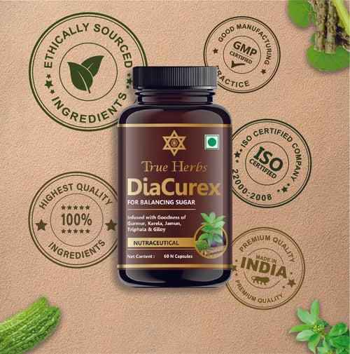 True Herbs Diacurex Tablets - For Balancing Sugar