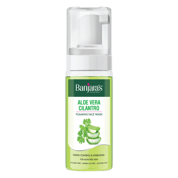 Banjara's Aloe Vera Cilantro Foaming Face Wash - 150ml