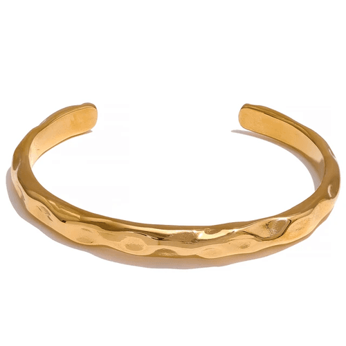 Ember Golden Bracelet Cuff - 18K Gold Coated