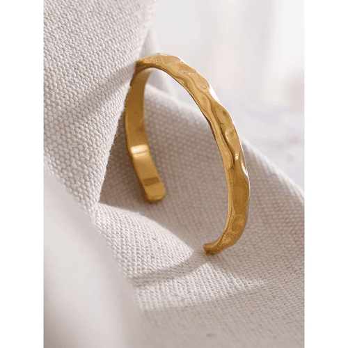 Ember Golden Bracelet Cuff - 18K Gold Coated