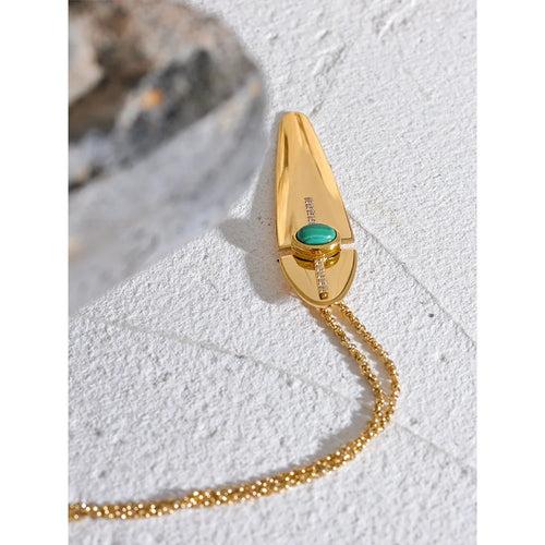 Moves Like Jagger Pendant - 18K Gold Coated