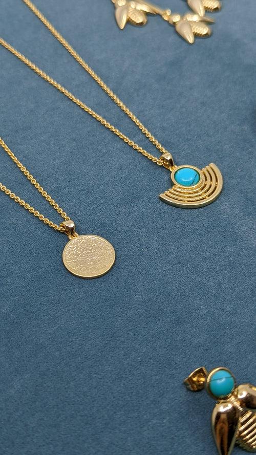 Nubia Pendant - Gold Coated Pendant