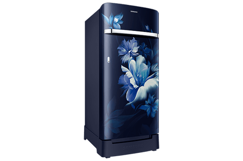 Samsung 189L 5 Star Inverter Direct-Cool Single Door Refrigerator (RR21C2H25UZ-HL,Midnight Blossom Blue)