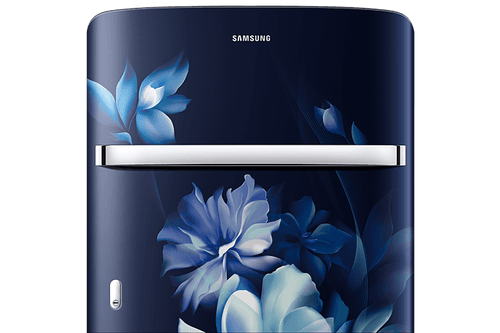 Samsung 189L 5 Star Inverter Direct-Cool Single Door Refrigerator (RR21C2H25UZ-HL,Midnight Blossom Blue)