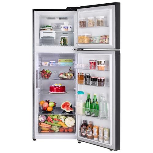 LG 343 L 3 Star Frost-Free Smart Inverter Compressor Wi-Fi Double Door Refrigerator (GL-T382TESX.AESZEBN, Ebony Steel, Convertible With Door Cooling+)