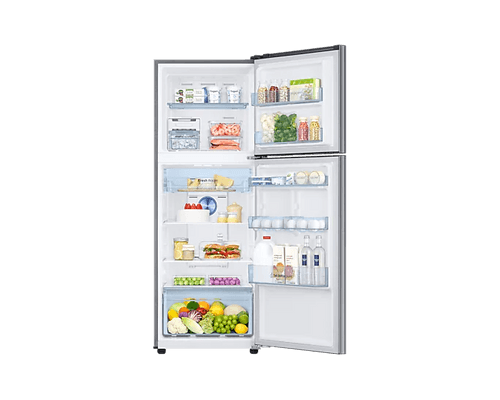 Samsung 385 Litres 2 Star Frost Free Double Door Convertible Refrigerator with Deodorizer (RT42C5532S8-HL, Elegant Inox)