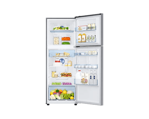 Samsung 385 Litres 2 Star Frost Free Double Door Convertible Refrigerator with Deodorizer (RT42C5532S8-HL, Elegant Inox)