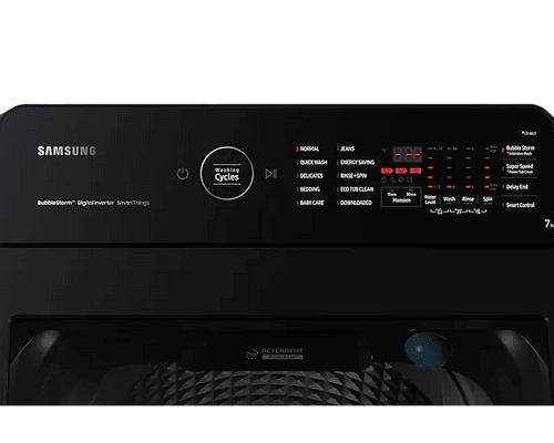 Samsung 7.0 kg Ecobubble™ Top Load Washing Machine with Wi-Fi Connectivity (WA70BG4546BVTL)