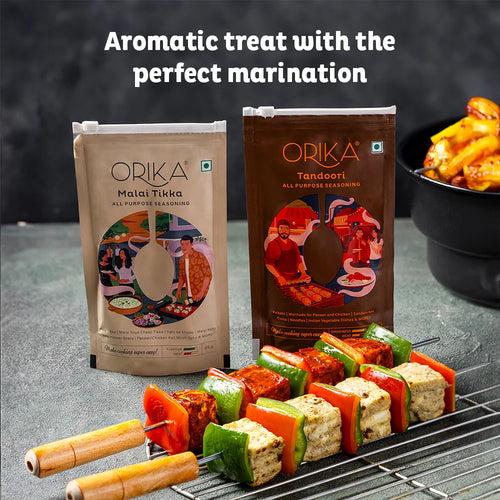 Orika Grill & Chill Portable Barbeque Griller Set with Seasonings/Marinades