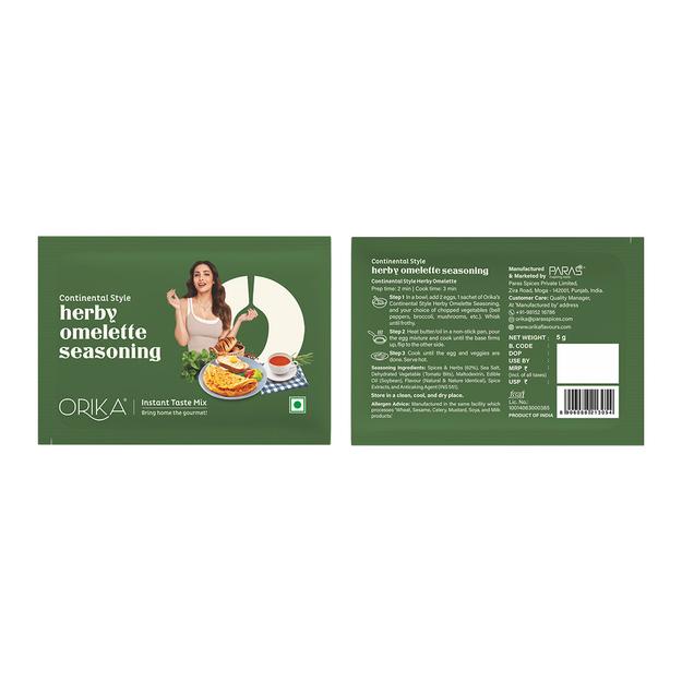 Continental Style Herby Omelette Seasoning-1 Sachet (Sample)