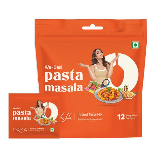 We-Desi Pasta Masala, All in One Masala, 12 single use sachets