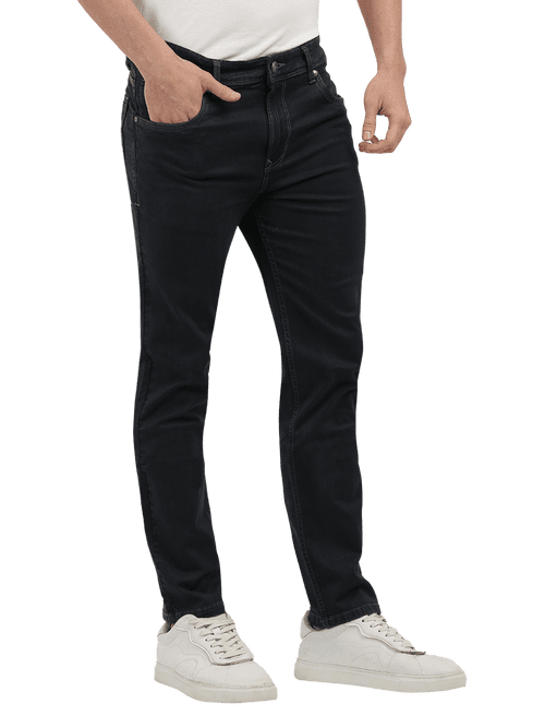 D.Grey Denim Core Trousers - LOXTON_D.GREY