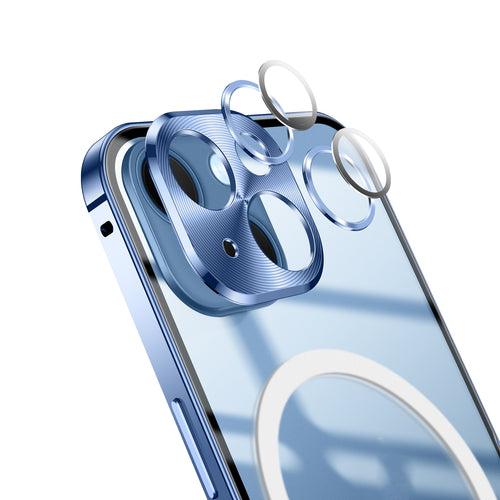 iPhone 14 Plus Case : Metal Upgraded Lock MagSafe Cover with Camera Lens Protector