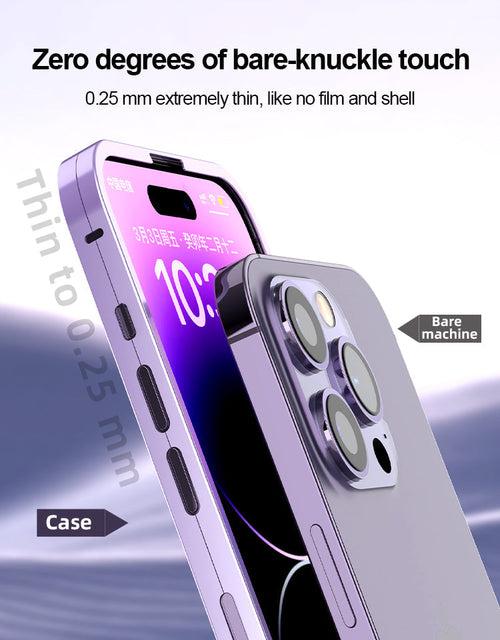 iPhone 14 Plus 360 Degree Cover - Titanium Alloy Ultra Thin Metal Case with Camera Protection