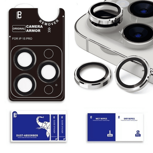 iPhone 15 Series Sapphire Crystal PVD Stainless Camera Ring