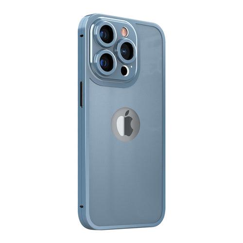 iPhone 14 360 Degree Cover - Titanium Alloy Ultra Thin Metal Case with Camera Protection