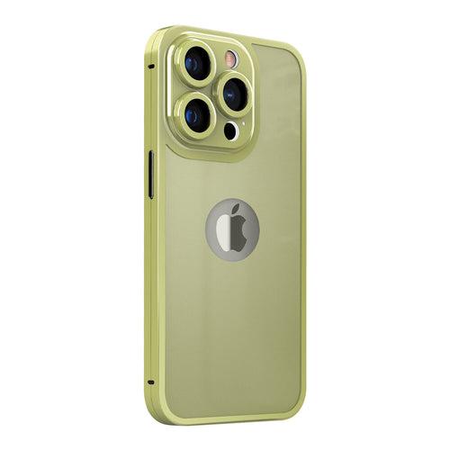 iPhone 14 Plus 360 Degree Cover - Titanium Alloy Ultra Thin Metal Case with Camera Protection
