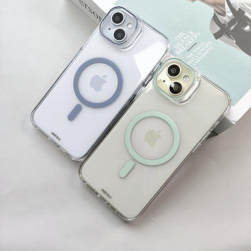 iPhone 15 Cover - Luxury MagSafe Anti-Yellow Clear Case