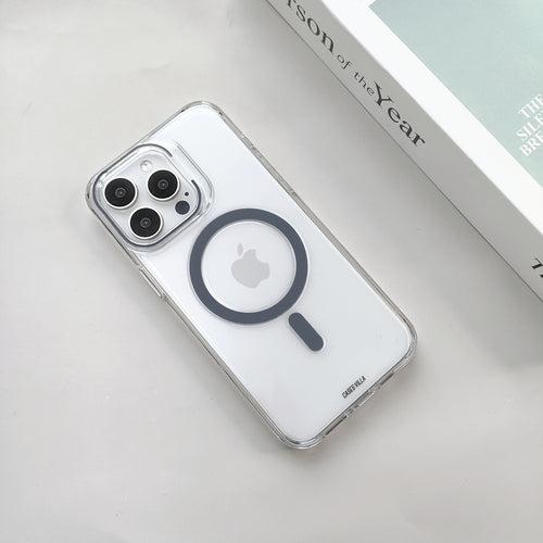 iPhone 15 Pro Cover - Luxury MagSafe Anti-Yellow Clear Case