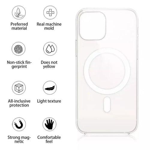 MagSafe Transparent Shockproof Clear Case for iPhone 14 Pro Cover