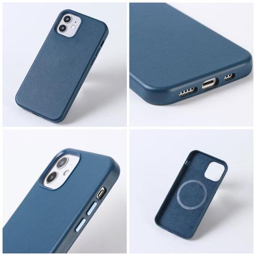 iPhone 12 Pro Max - Genuine Leather Case with Mag-Safe Cover