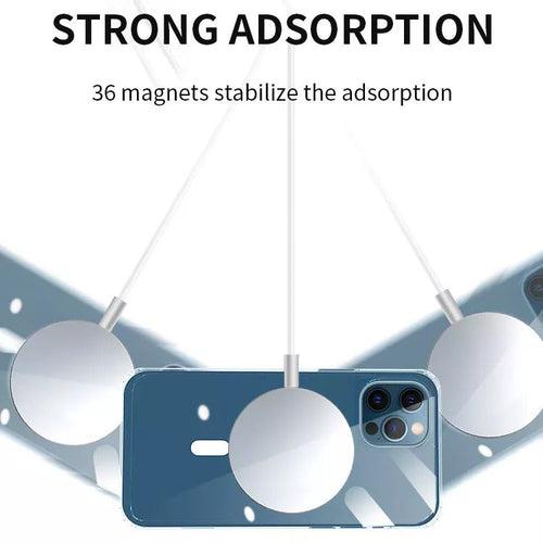 MagSafe Transparent Shockproof Clear Case for iPhone 12 Pro Max Cover