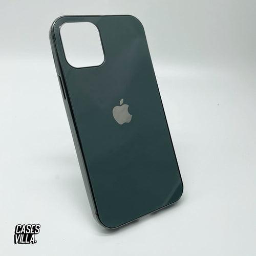 iPhone 12 Pro Max - MyCase Glass Finish Chrome Border Soft Case Cover