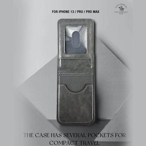 iPhone 13 Cover - Santa Barbara HULDE Series Genuine Leather Case
