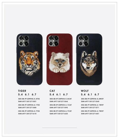 iPhone 12 / 12 Pro - Santa Barbara Savanna Series Genuine Leather Case Cover