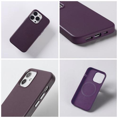 iPhone 12 Mini - Genuine Leather Case with Mag-Safe Cover