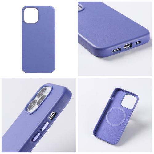 iPhone 12 Pro Max - Genuine Leather Case with Mag-Safe Cover