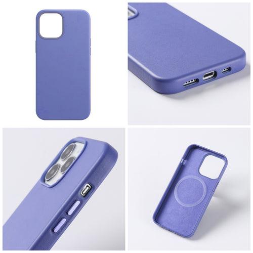 iPhone 13 Pro Cover - Genuine Leather Case with Mag-Safe