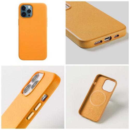 iPhone 12 Mini - Genuine Leather Case with Mag-Safe Cover