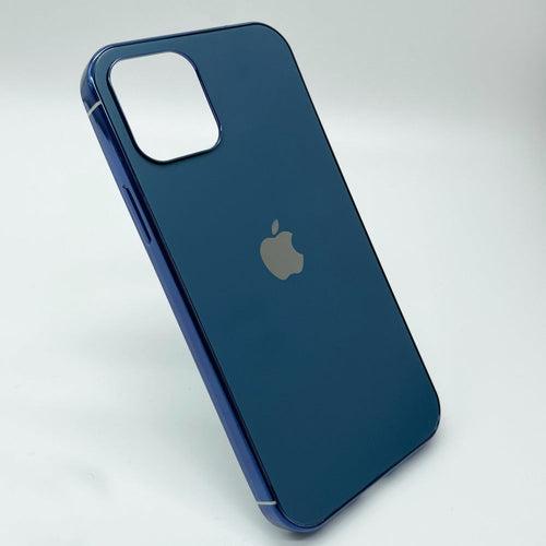 iPhone 12 Pro Max - MyCase Glass Finish Chrome Border Soft Case Cover